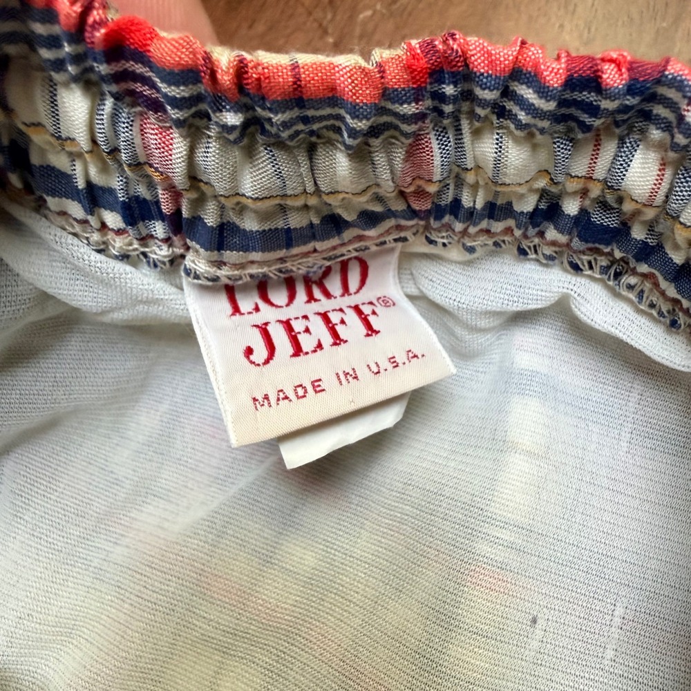 Lord Jeff Plaid Shorts Women S Multicolor Vintage Preppy Buckle Detail USA Made - Picture 4 of 8